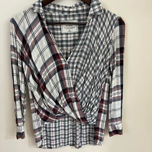 Abercrombie & Fitch Plaid Top